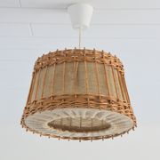 Jute and rattan suspension from the 1970s.