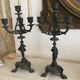 Pair of antique candlesticks