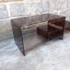 Table basse vintage en plexiglas