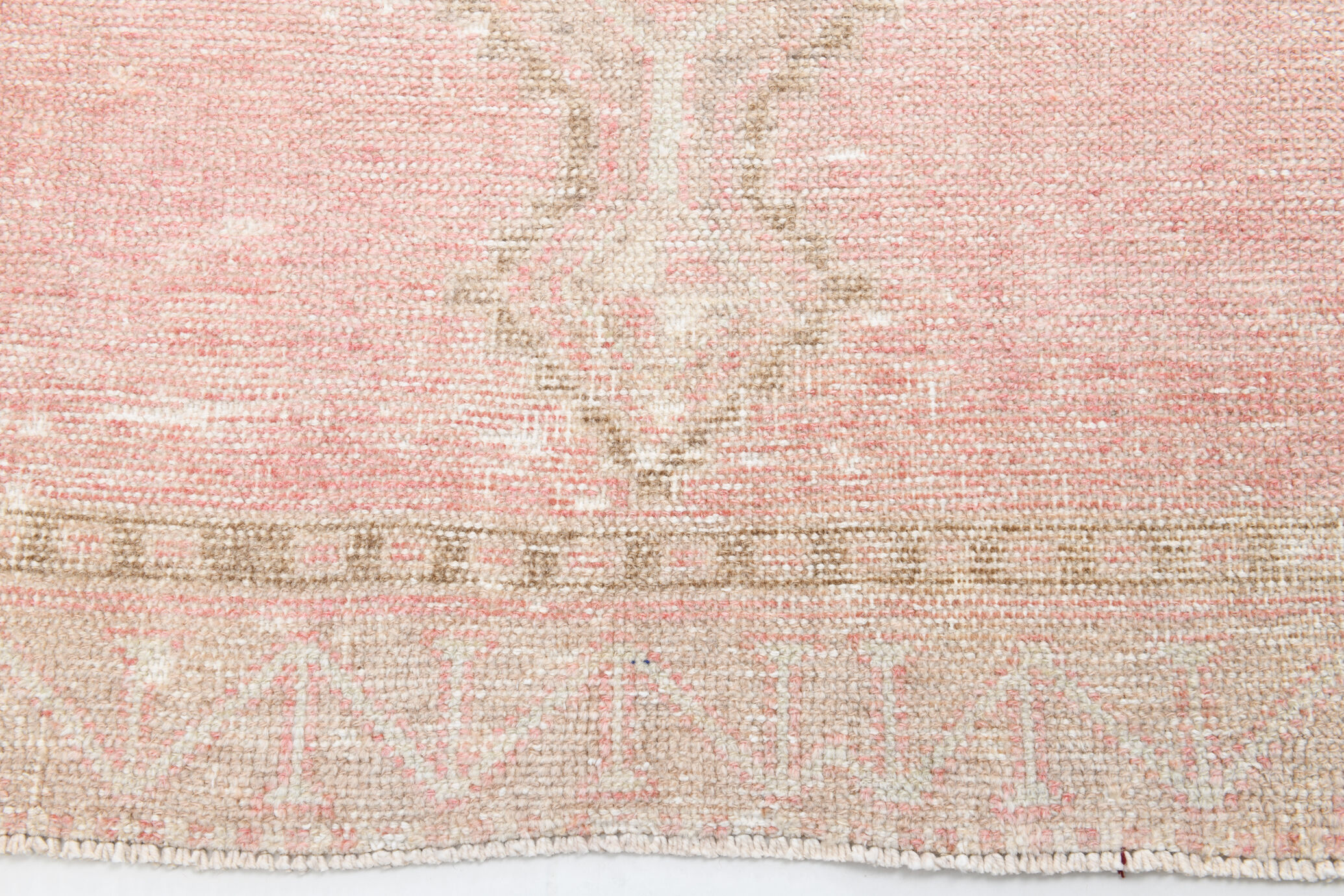 3x13 Distressed Turkish Runner Rug 405x90Cm