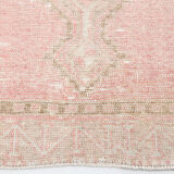 3x13 Distressed Turkish Runner Rug 405x90Cm