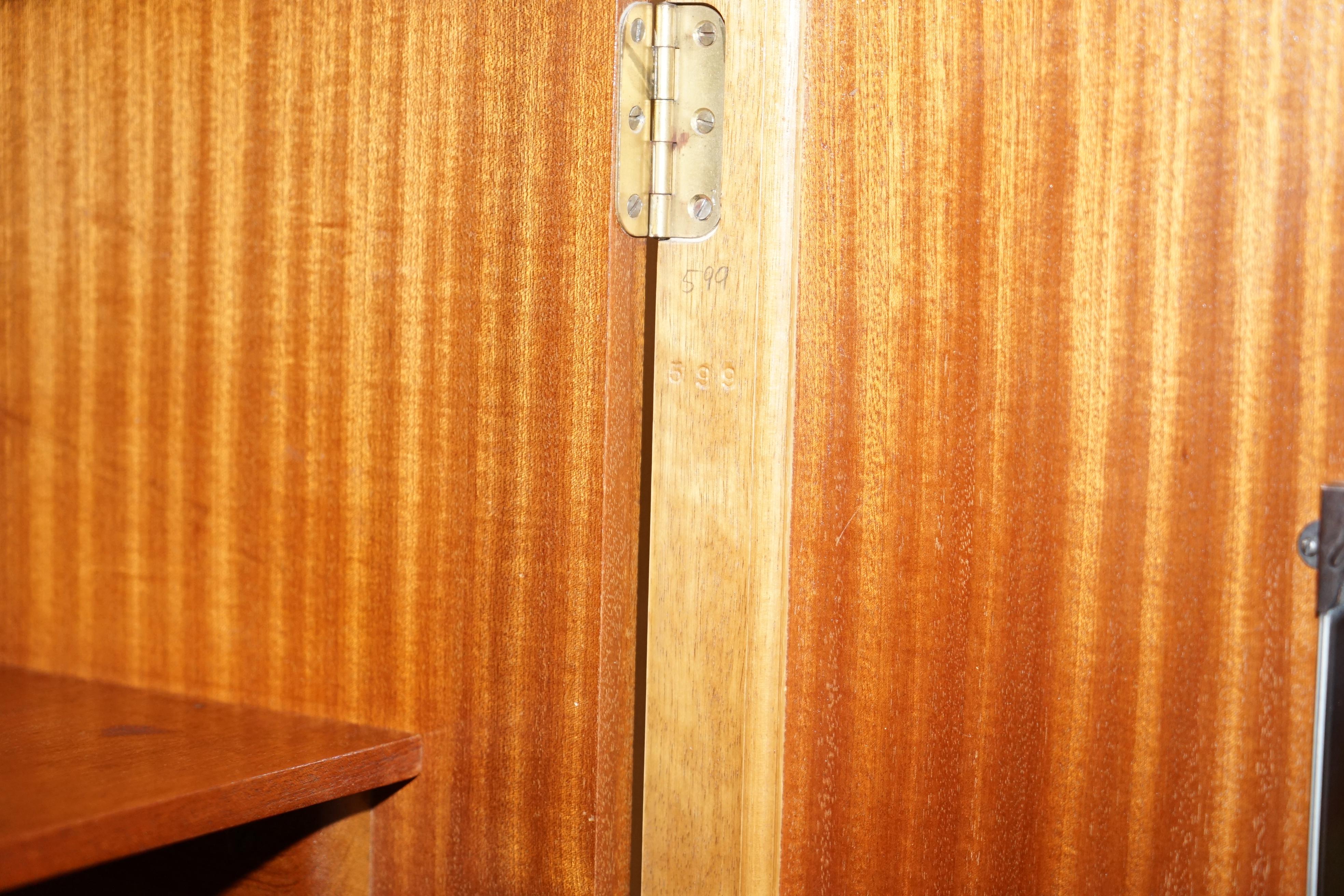 Light walnut wardrobe from the 1940s - Walnut Works