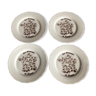 Set of 4 cheese plates