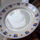 Suite de 4 assiettes en faïence de Lunéville