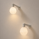 Art deco porcelain wall lights