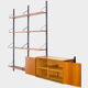 Vintage mid century royal system wall unit in teak by poul cadovius, danish design - denmark 1960s