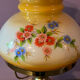 Large "hurricane" table lamp in opaline glass, brand new.