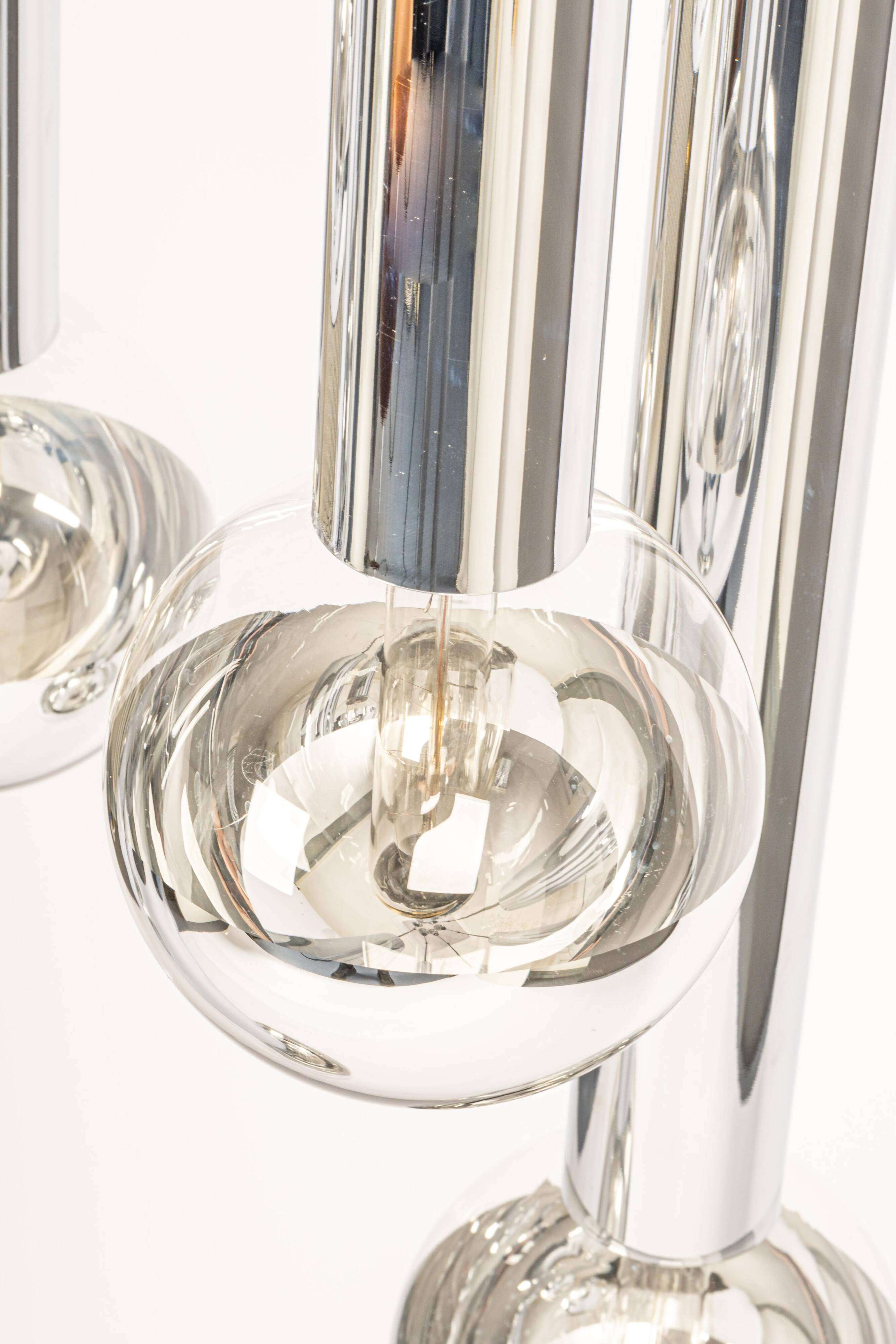 cascade chandelier design for Staff Leuchten, Germany, 1970s