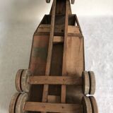 Antique toy, wood and metal truck