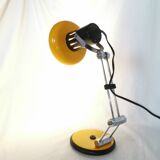 Articulated lamp in lacquered steel, Aluminor, France, 1980.