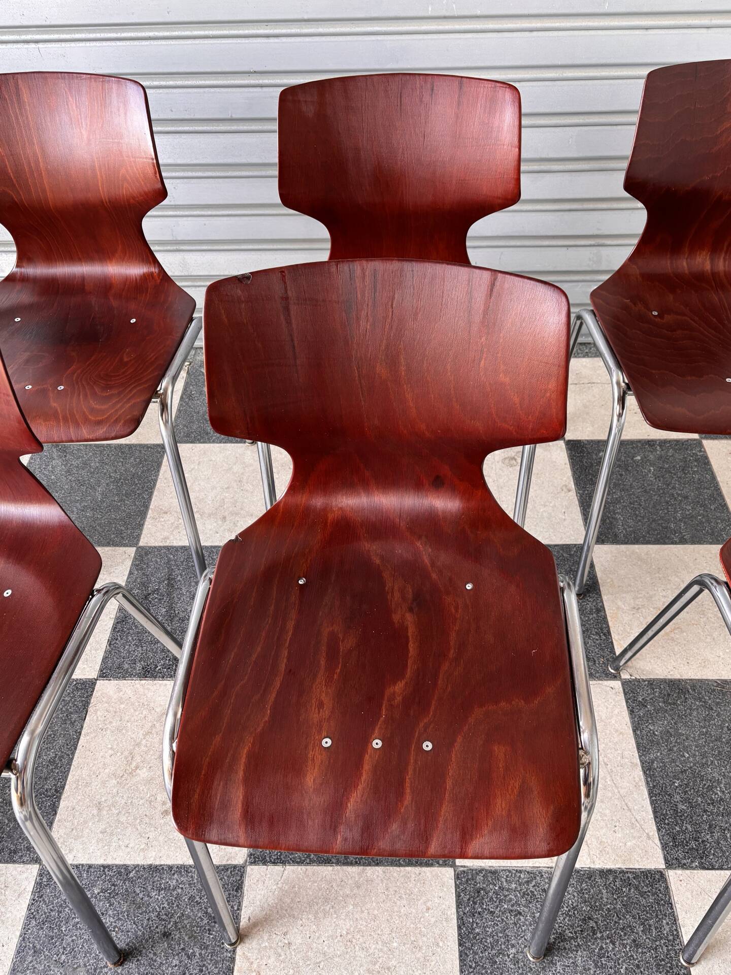 Lot de 10 chaises Pagholz