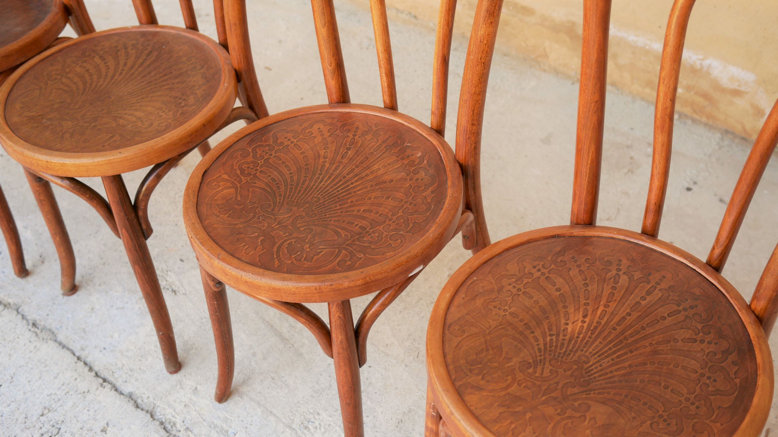 Bistro chair embossed by Baumann editions