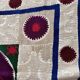 Vintage hand-embroidered tablecloth 129x132 cm