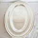 Oval silver-plated metal platters, Christofle