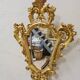 Antique baroque gilded mirror in carved wood, 18th century