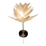 Lampe de salon fleur de lotus années 80