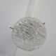 Conical suspension in metal and frosted glass design 60s - 70s