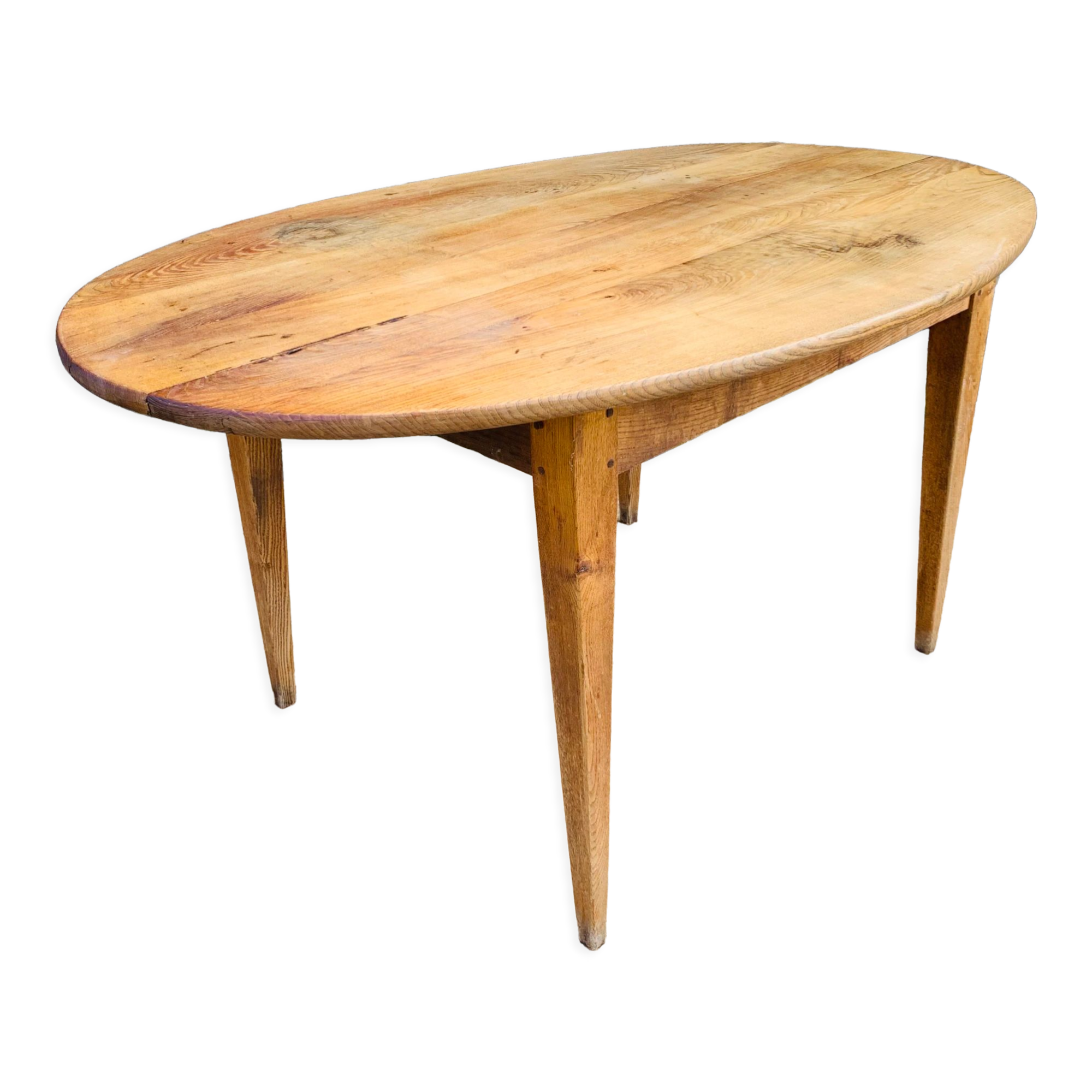 Oval farmhouse table 141.5 cm