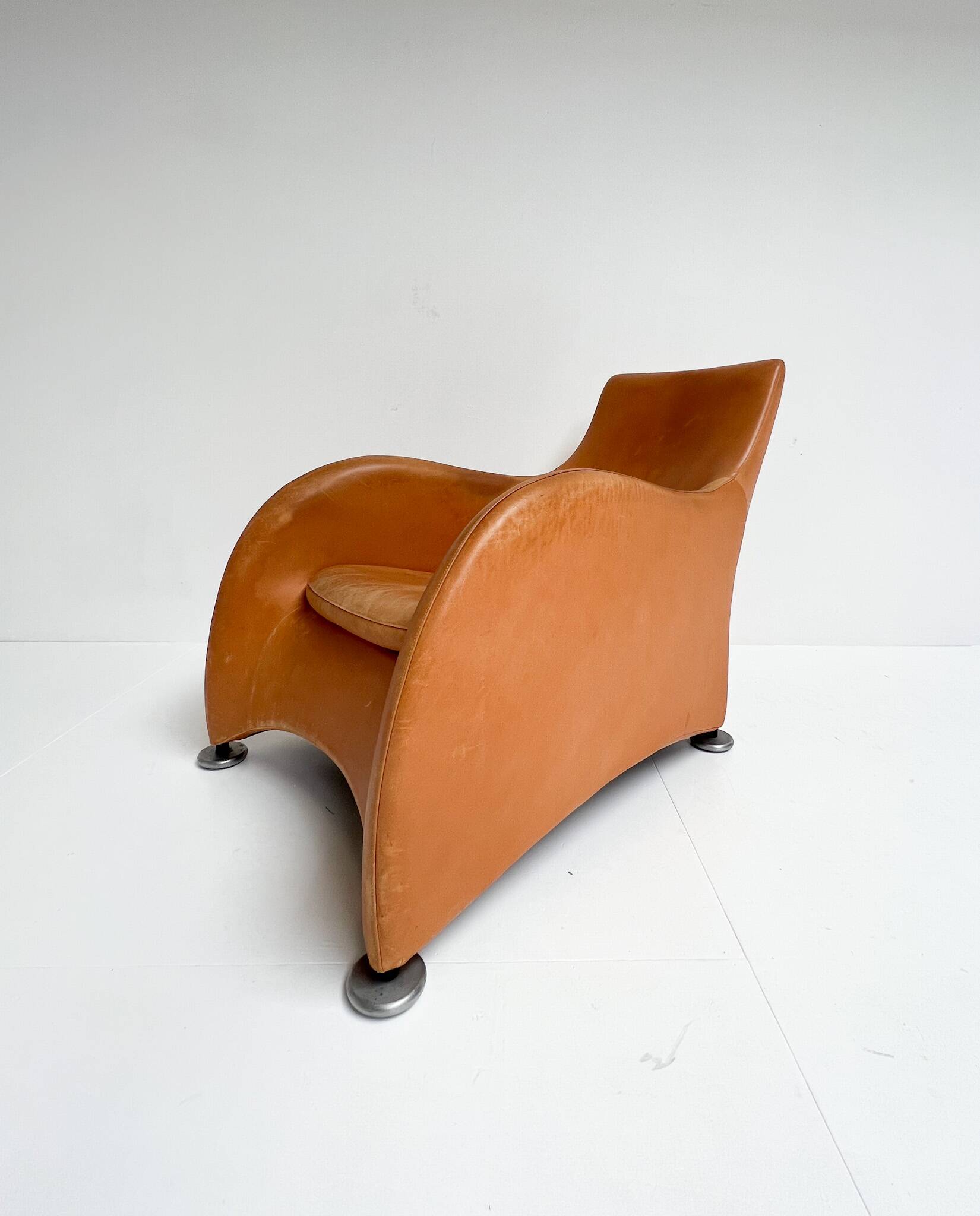 Montis Loge armchair with hocker by Gerard van den Berg, 1980s