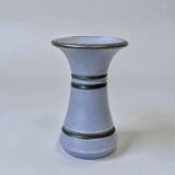 Vase de Knights of Tintagel en céramique grès bleu 1960 -70 soliflore