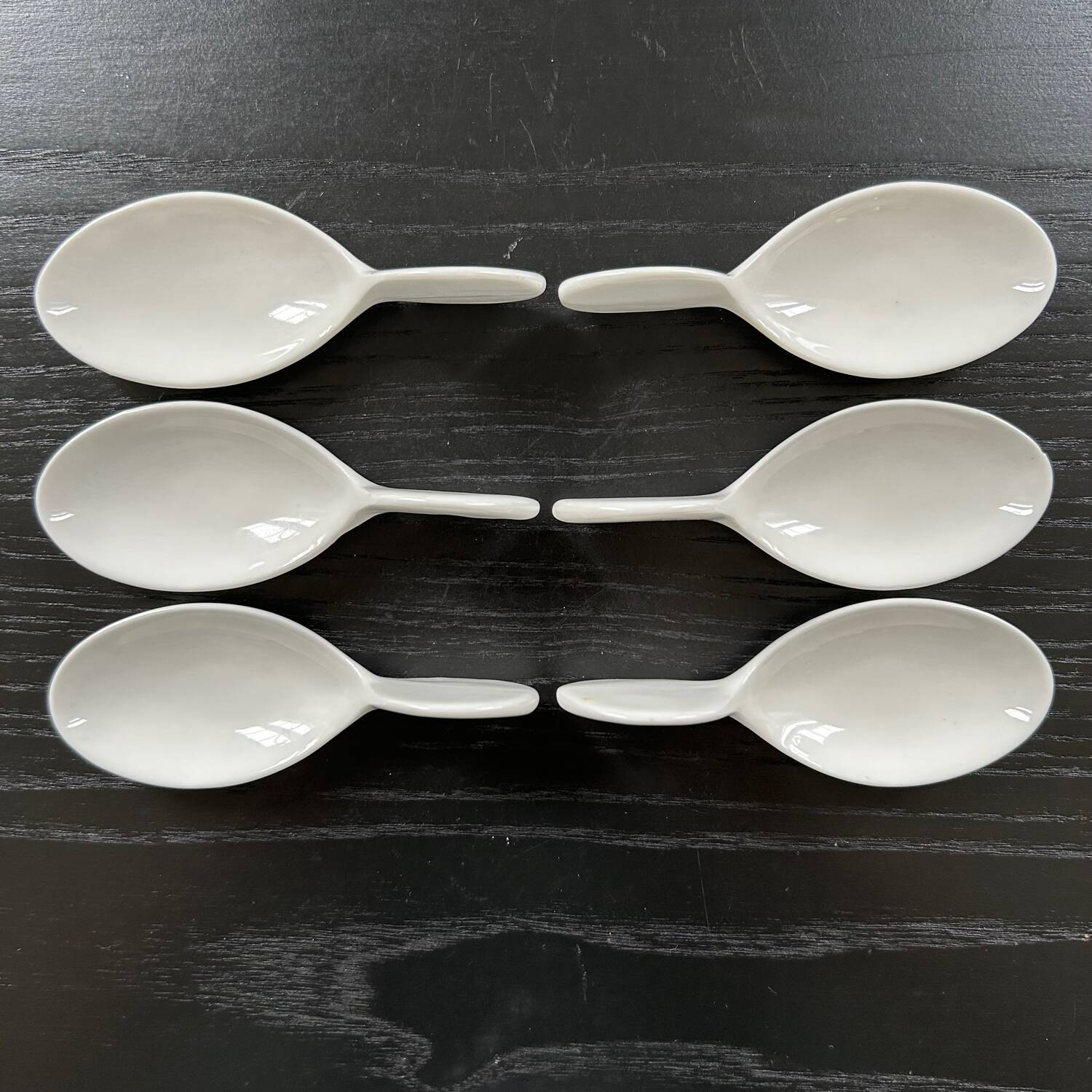 Set of 6 designer amuse bouche spoons