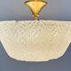 Barovier & Toso. Large ceiling lamp/chandelier by Barovier & Toso, Murano glass, Italy, 1960s, rare example.