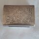 Antique matchbox case in chiseled silver with 3 punches