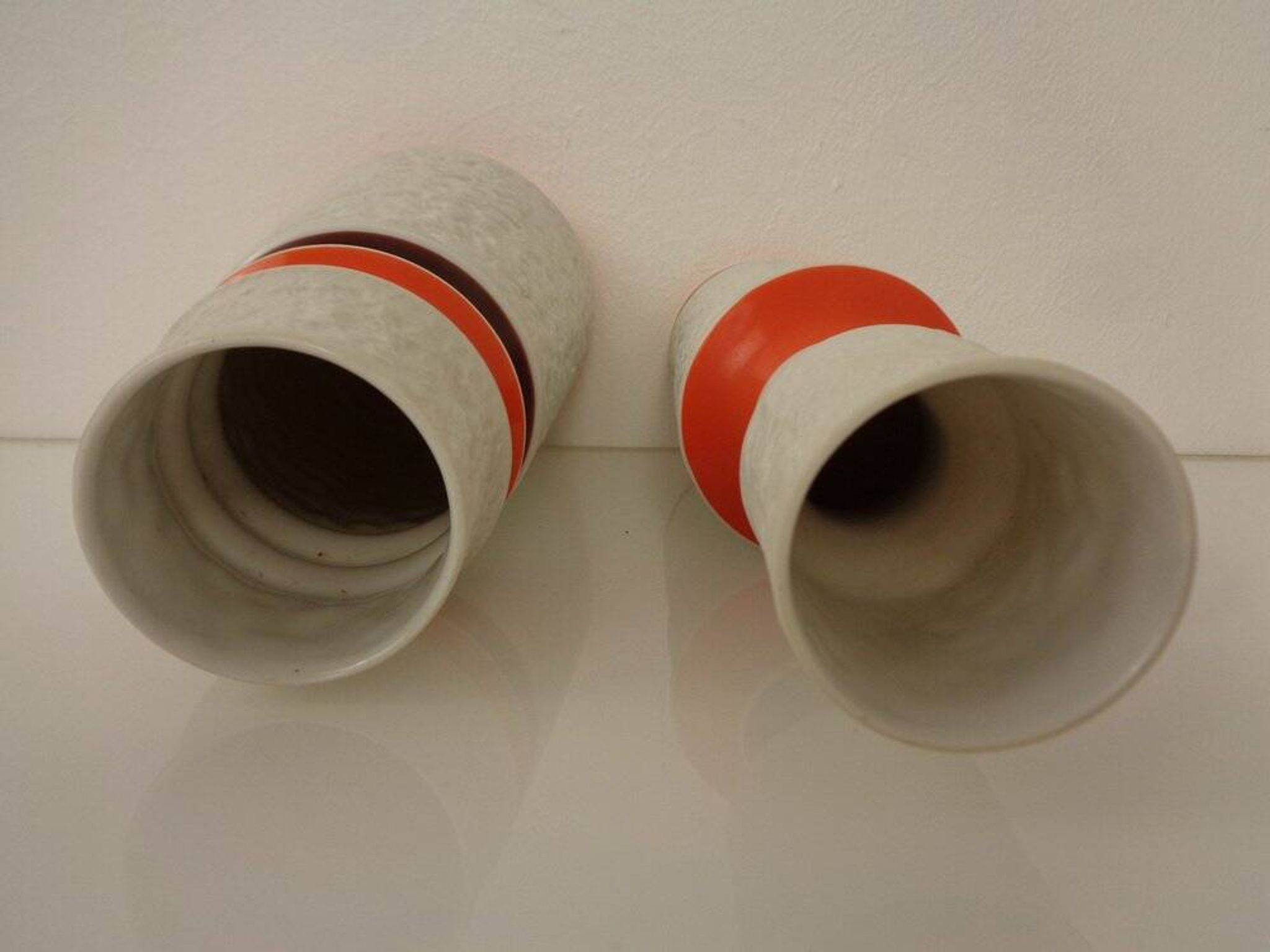Space Age Op Art Vases from Royal KPM, 1960s, Set of 2