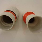 Space Age Op Art Vases from Royal KPM, 1960s, Set of 2