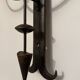Grande applique fer forgé style gothique années 60