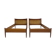 Pair of teak and rattan bed frames by Børge Mogensen