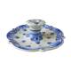 Ancien bougeoir en céramique, Delfts Blauw 1568