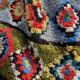 Tapis africain berbere boucheruite vintage, 230x80 cm