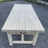 Solid oak farmhouse table