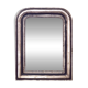 Old Louis Phillipe mirror, silvered with silver leaf.