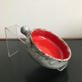 Caquelon, ceramic pan signed Arlette Rioux Juan