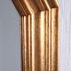 Gold mirror hollywood regency style, 1980