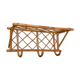 Porte-manteau mural vintage en rotin