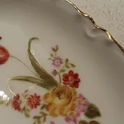 Half-moon porcelain dish from Limoges
