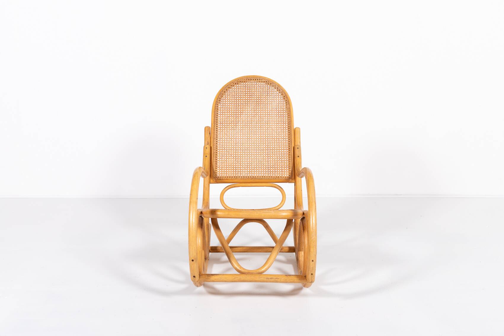 Vintage Thonet style rocking chair