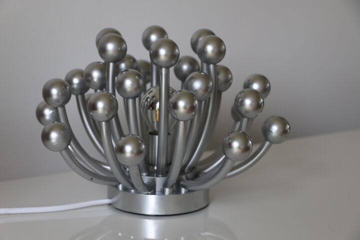Applique/lampe Pistillino Valenti argentée