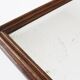 Old rectangular mirror, wooden frame
