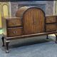 1930s English buffet bar in walnut and mahogany