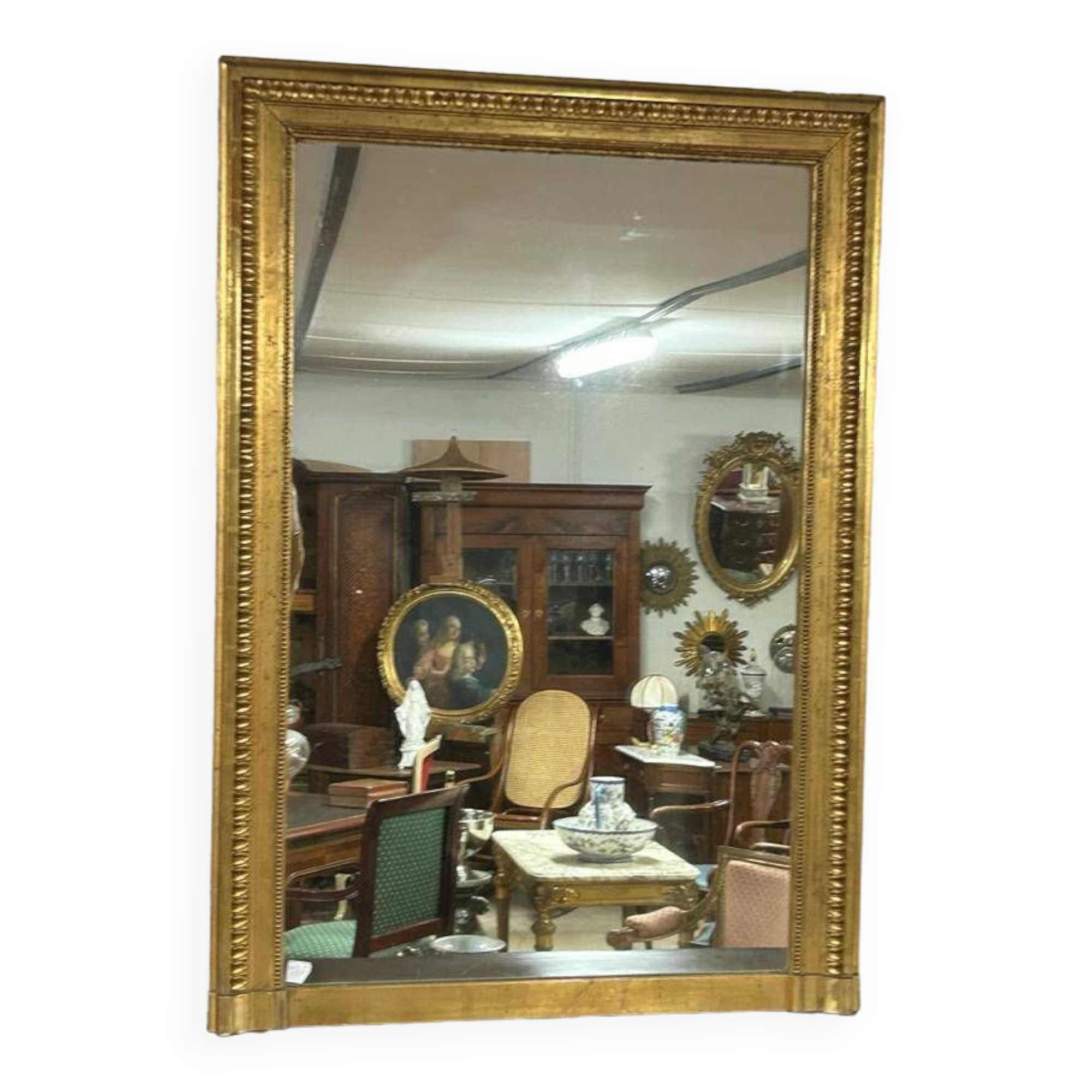 Louis phillipe mirror, louis xvi style, late 19th century