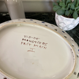 Old serving dish of Moustier