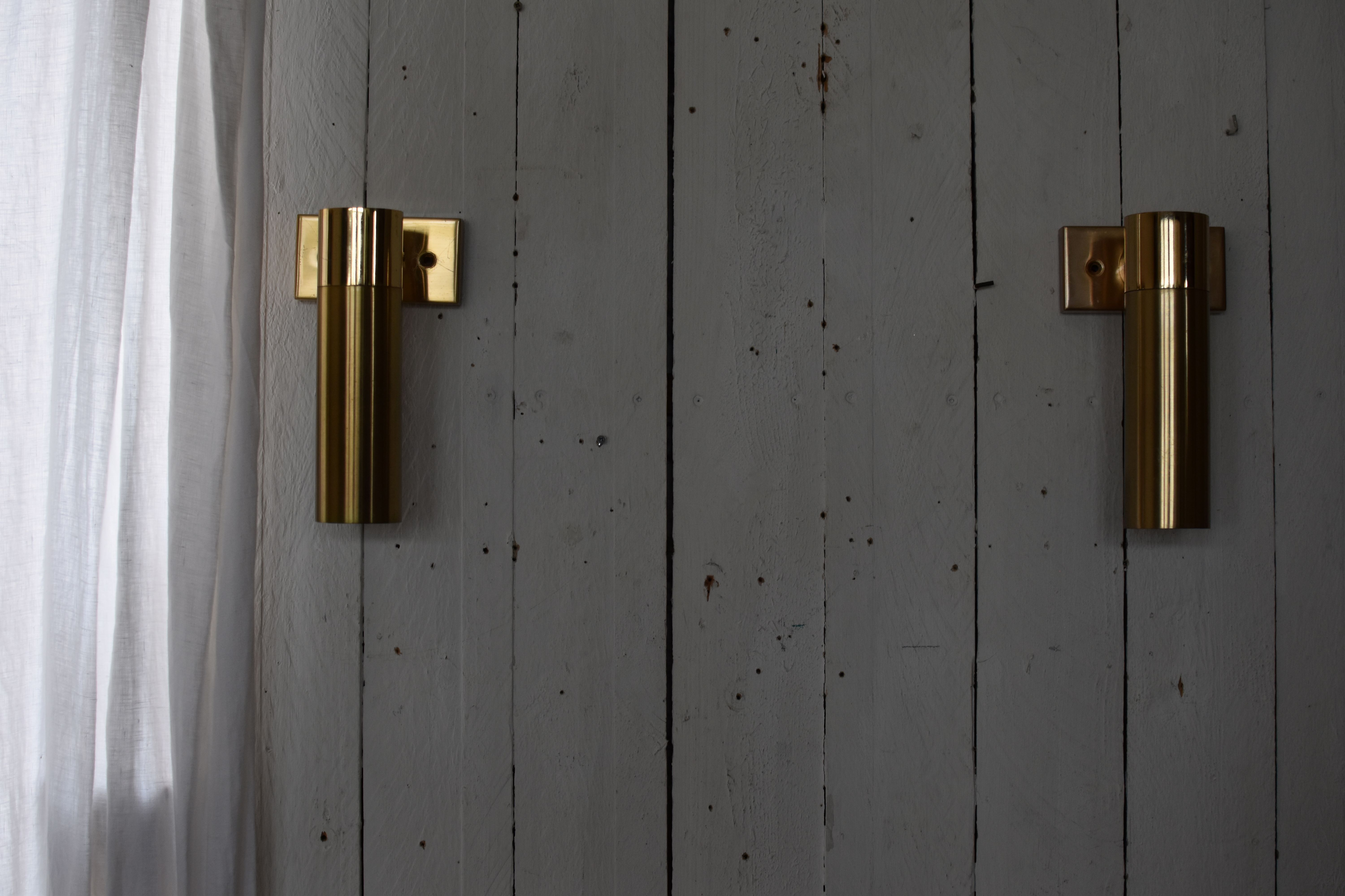 Wall lamps cylilndrique gilded