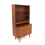 Scandinavian teak bookcase, Sweden, 1950