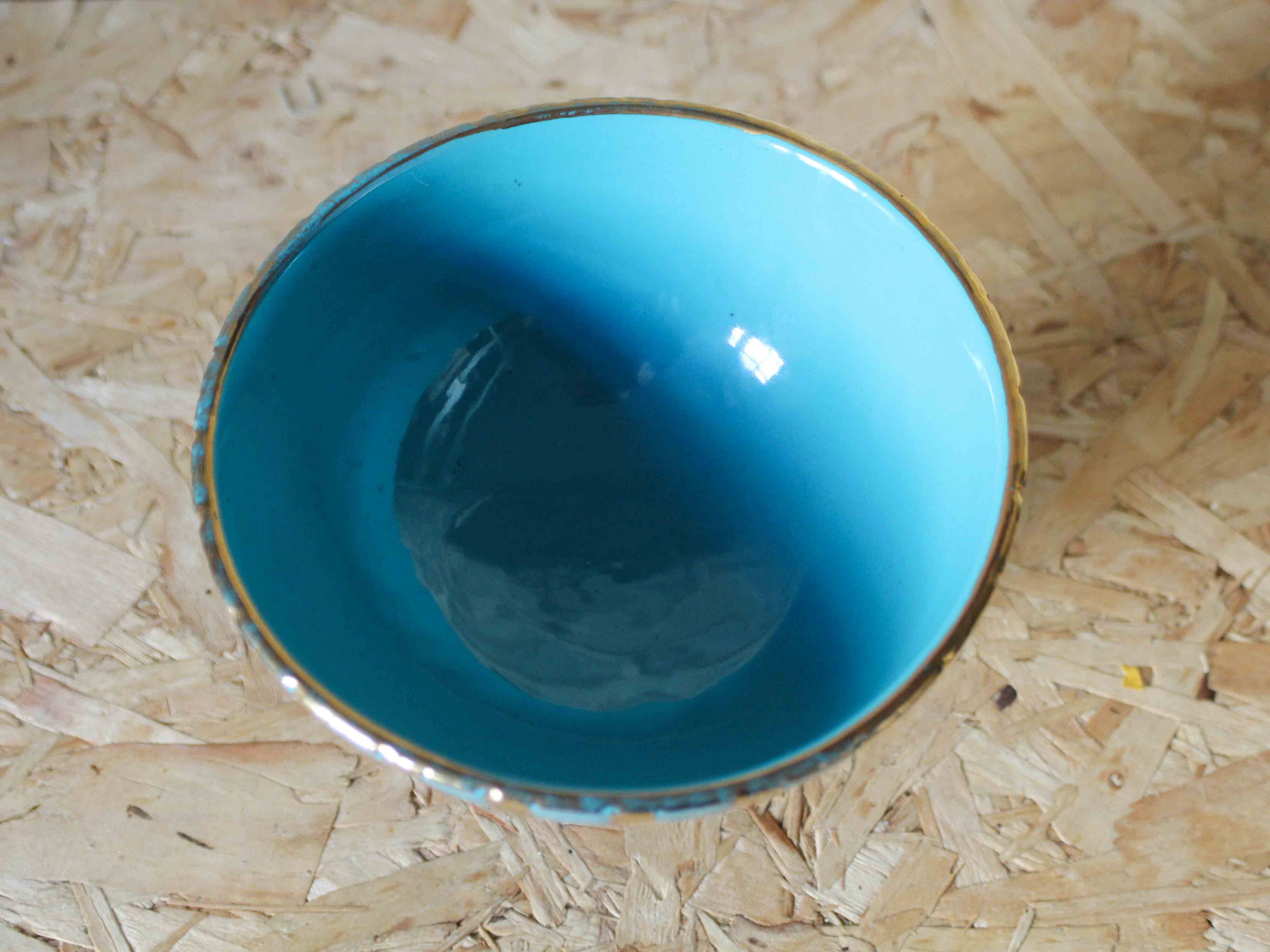 Seta Series footed bowl by Aldo Londi for Bitossi