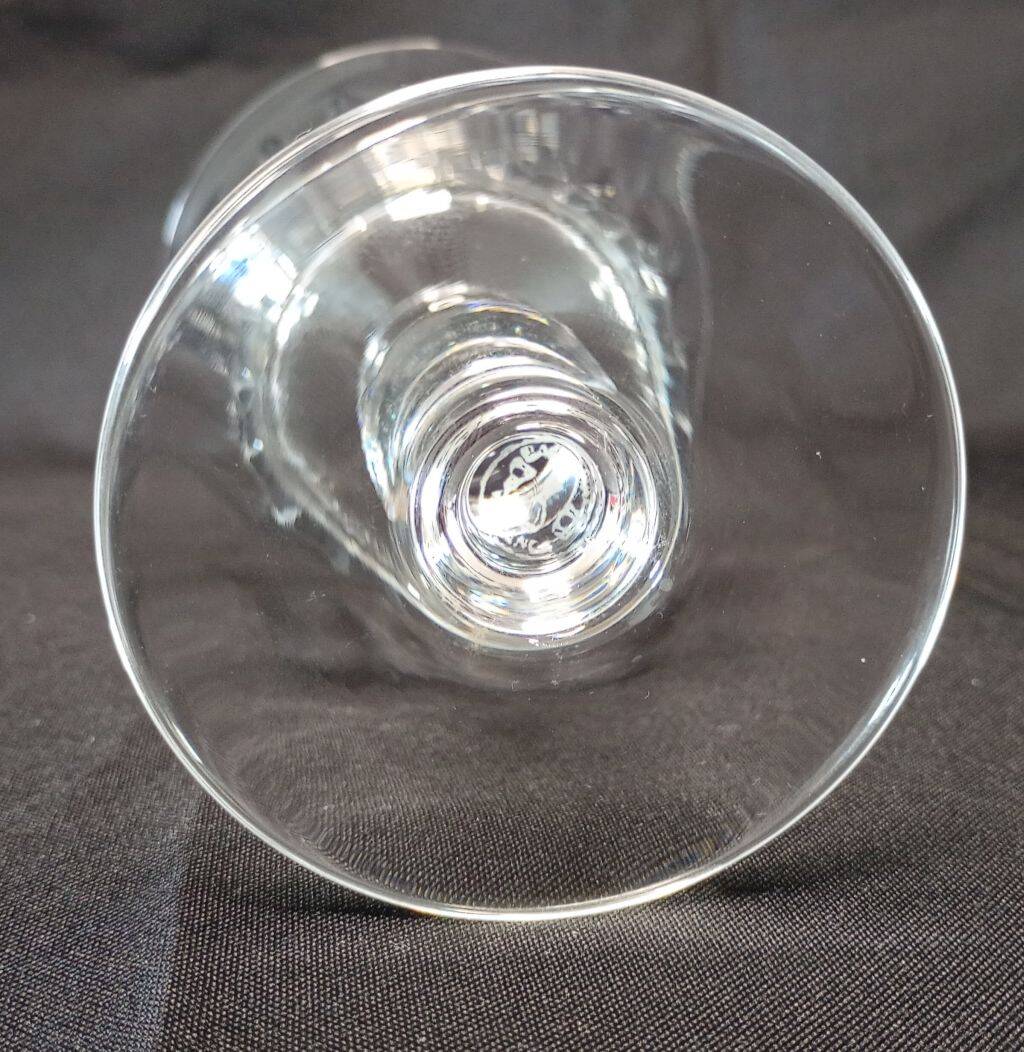 Set of 12 Baccarat Piccadilly Cut Crystal Red Wine Goblets