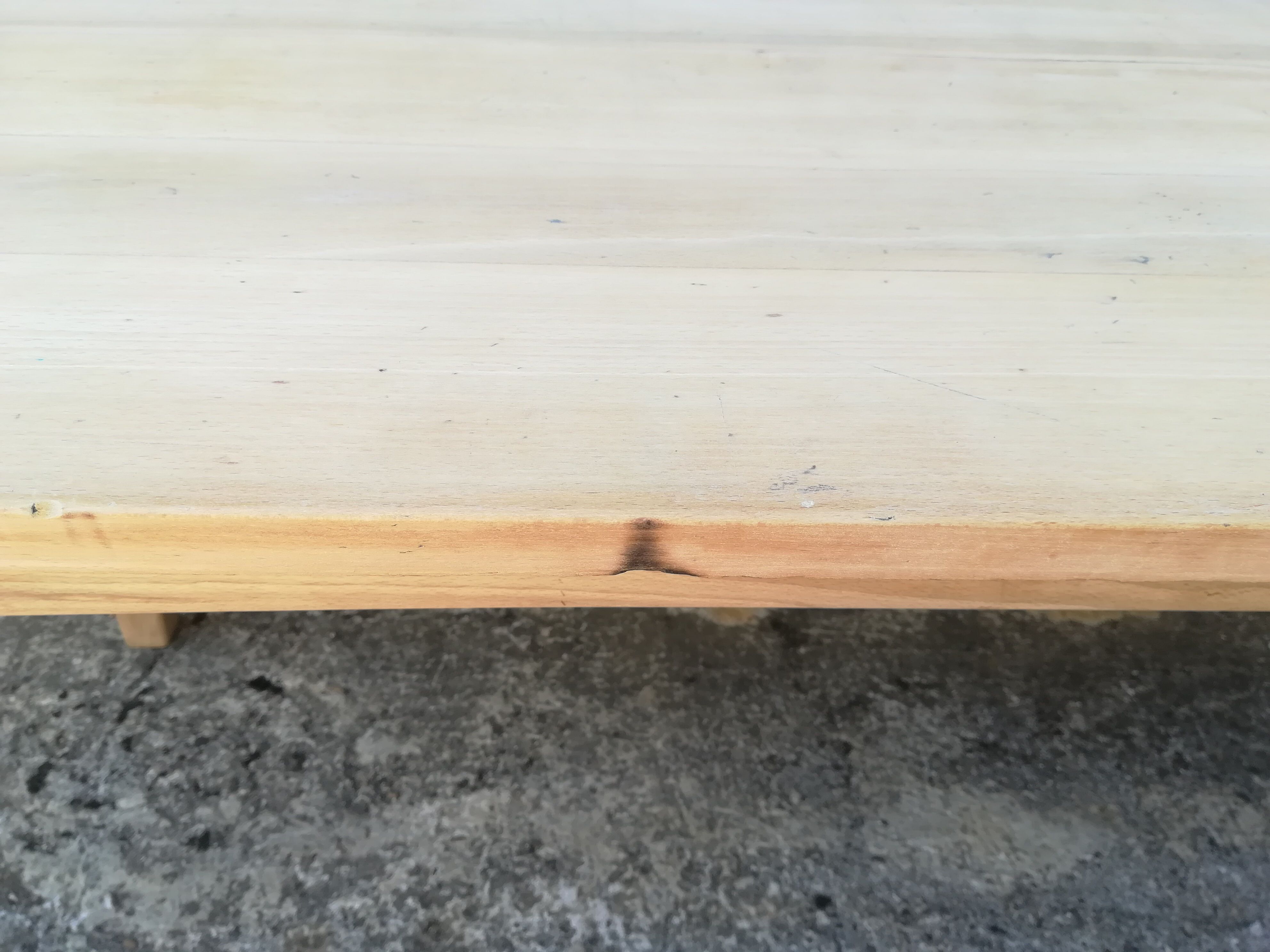 Beech farmhouse table
